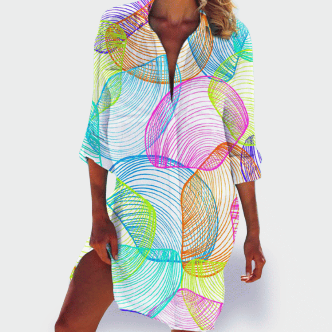 Brigitte™ - COLORFUL LIGHT SUMMER DRESS