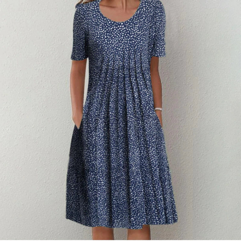 Maddison™ - STYLISH CASUAL FLORAL DRESS WITH POCKETS