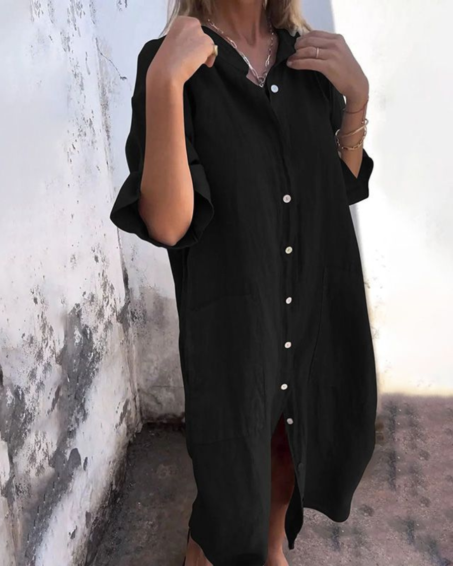 Faith™ - BOHO SHIRT DRESS WITH A RELAXED FIT