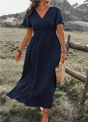 Bea™ - ELEGANT SUMMER DRESS WITH FLUID SILHOUETTE