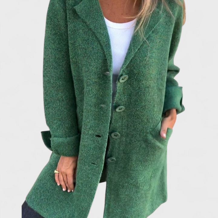 Mirel™ - ELEGANT LONG COAT WITH LAPELS