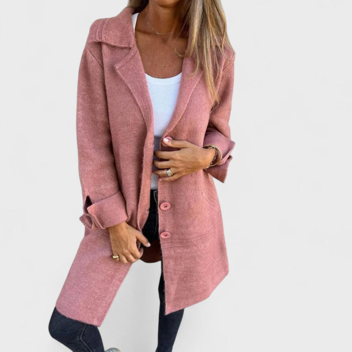 Mirel™ - ELEGANT LONG COAT WITH LAPELS