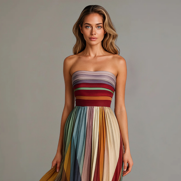 Lesley™ - VIBRANT SLEEVELESS DRESS WITH A FLATTERING FIT