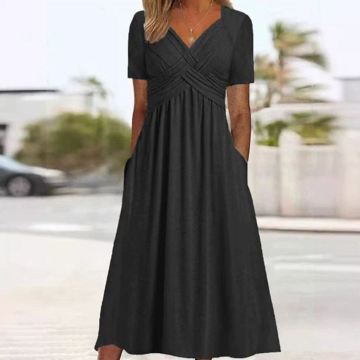 ADRIANNA™ - FLATTERING ELEGANCE DRESS