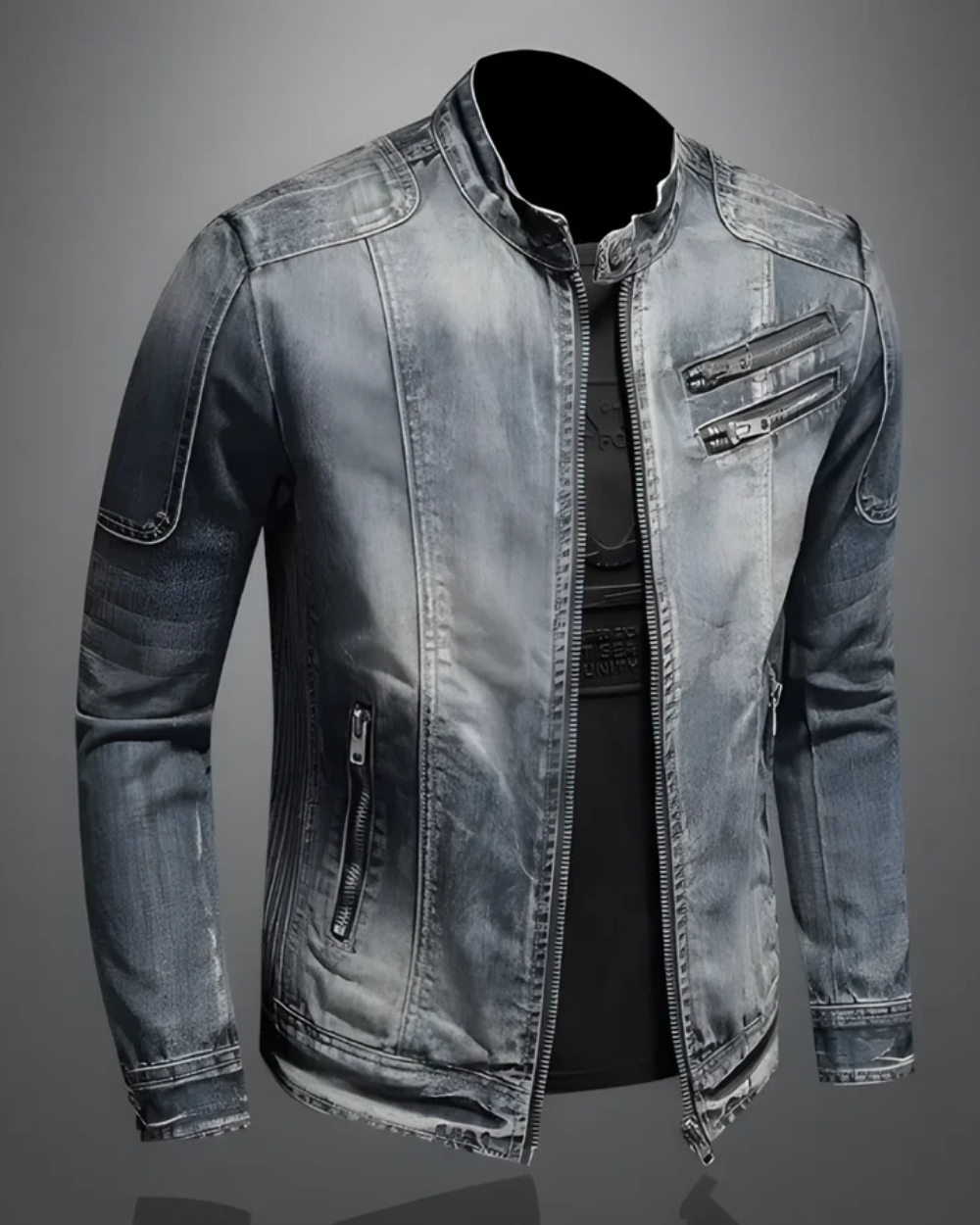 Greyson - DENIM JACKET WITH ELEGANT STYLE
