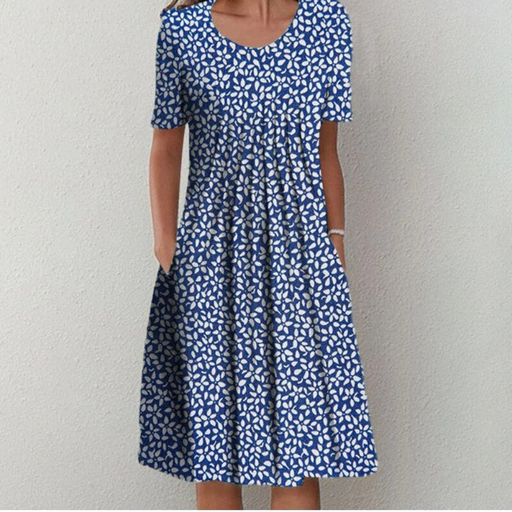 Maddison™ - STYLISH CASUAL FLORAL DRESS WITH POCKETS