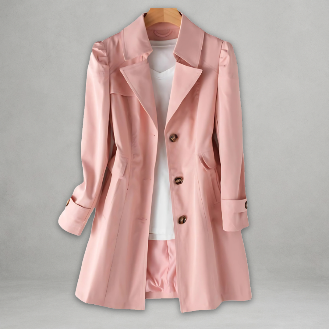 Lioren™ - STYLISH SPRING TRENCH COAT WITH ELEGANT DESIGN