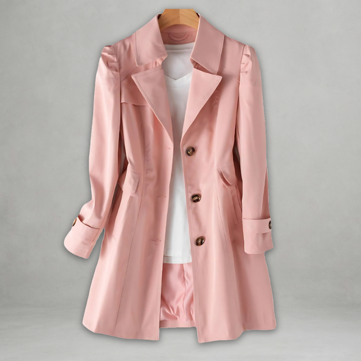 Lioren™ - STYLISH SPRING TRENCH COAT WITH ELEGANT DESIGN