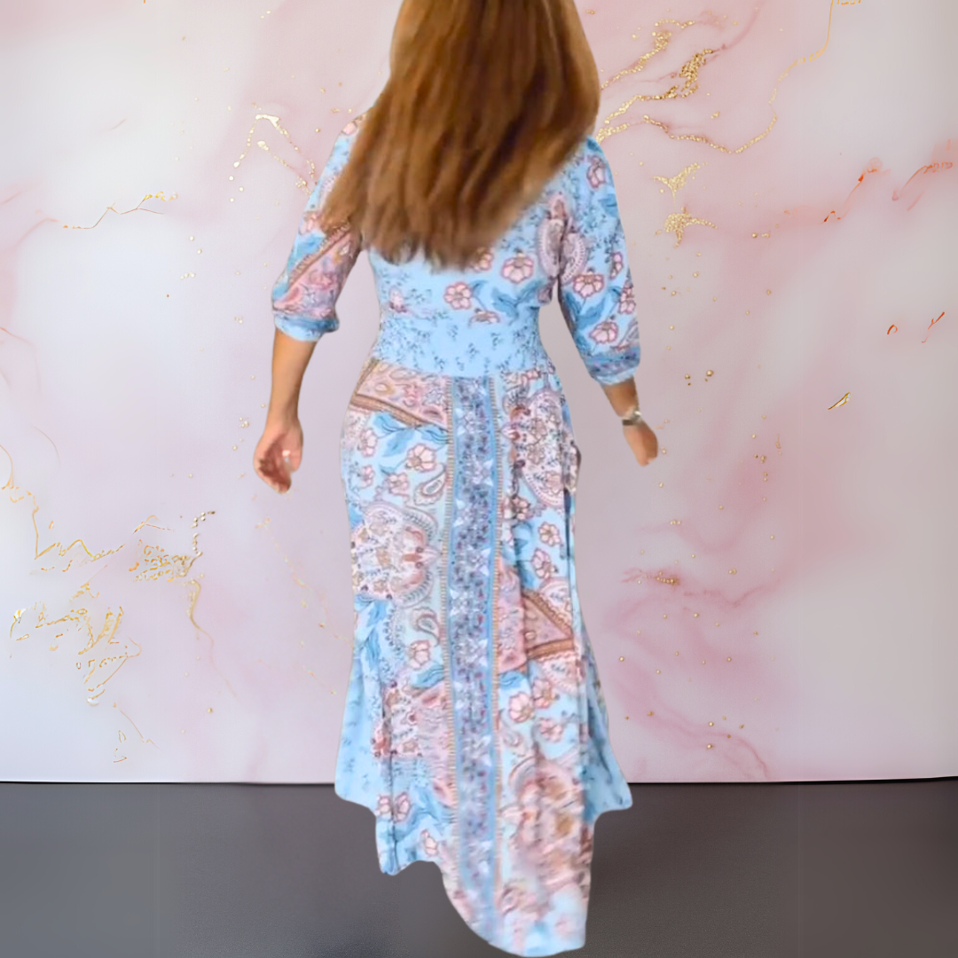 Rita™ - ELEGANT V-NECK SUMMER DRESS WITH FLATTERING SILHOUETTE