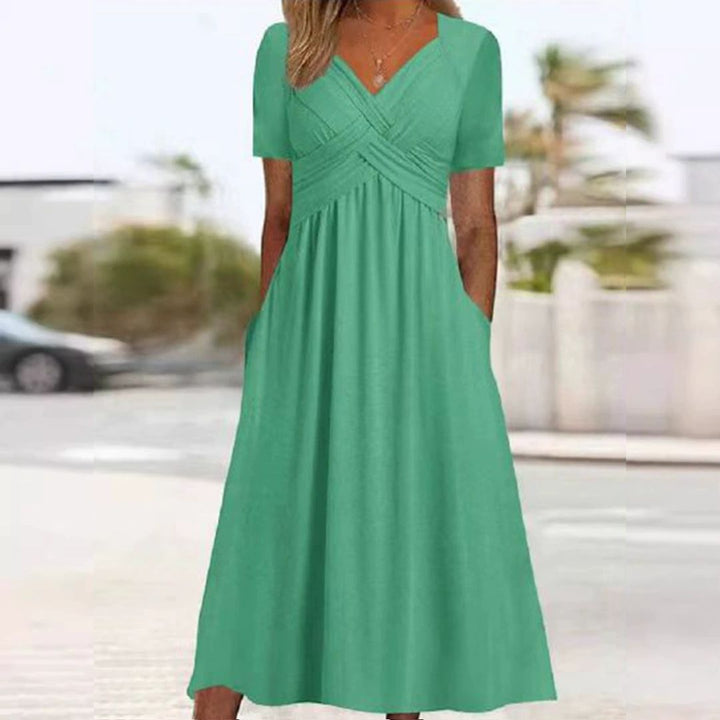 ADRIANNA™ - FLATTERING ELEGANCE DRESS