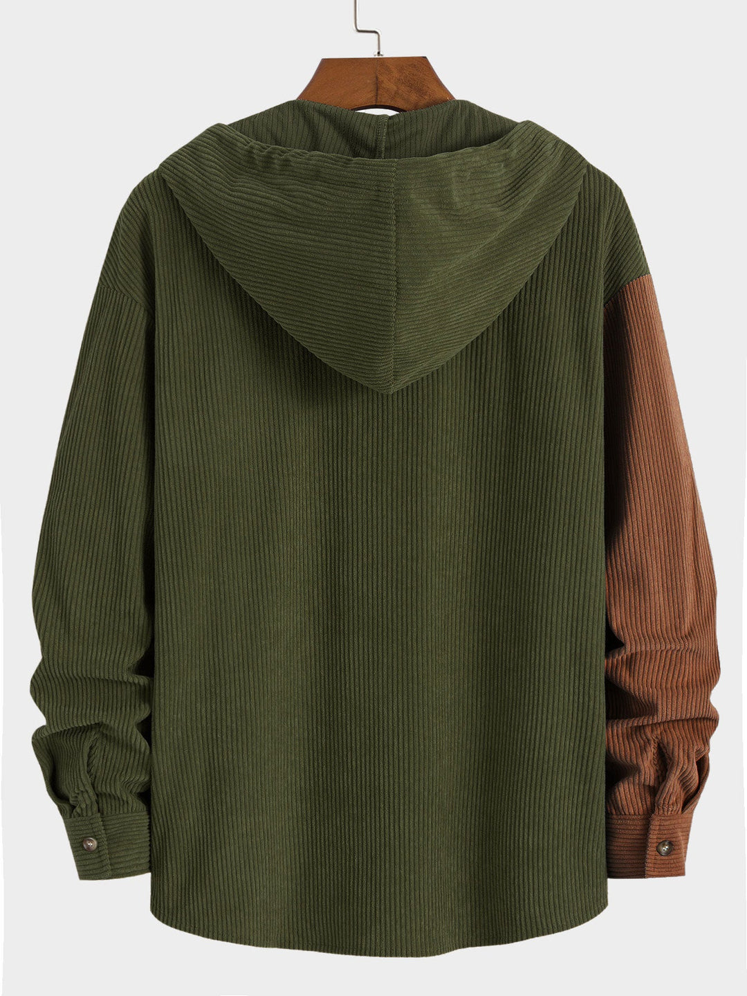 Briar Colorblock Hooded Shirt™ - STYLISH CORDUROY SHIRT WITH HOOD