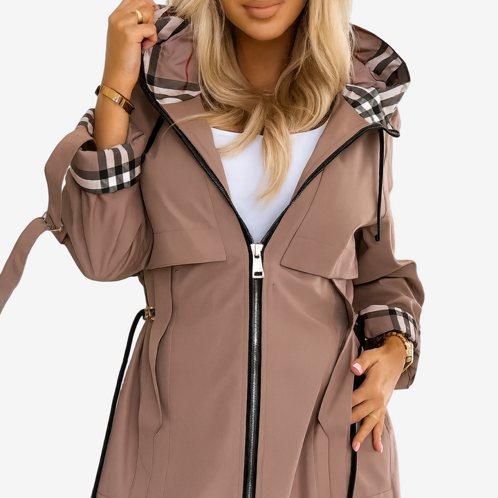 Lioren™ - ELEGANT TRENCH COAT WITH STYLISH DESIGN