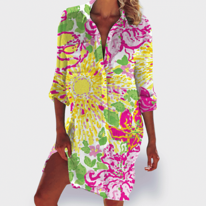 Brigitte™ - COLORFUL LIGHT SUMMER DRESS