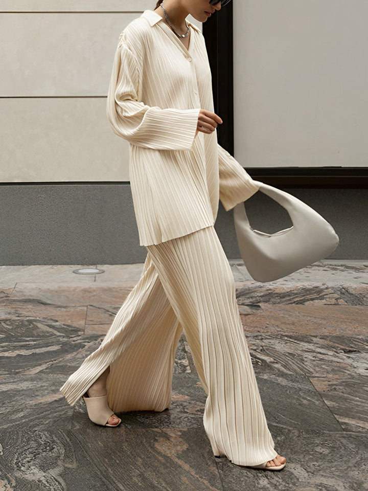 Madison™ - OVERSIZED LEISURE PANTS SET WITH PLEAT POCKETS