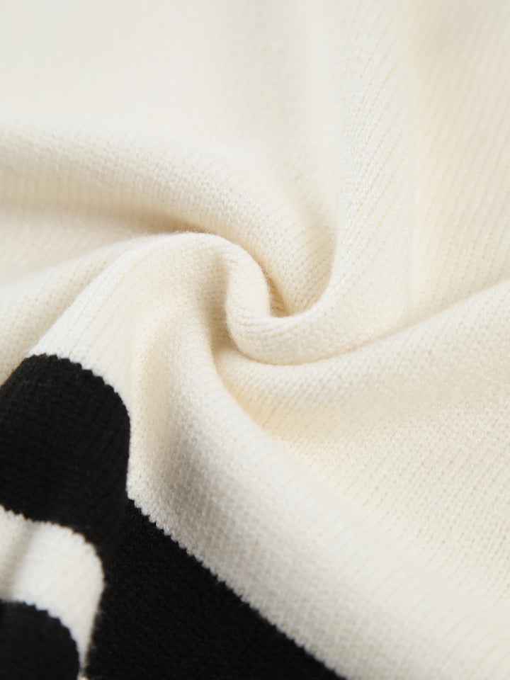 Zoey™ - STRIPE MOCK NECK SWEATER WITH ELEGANT DESIGN