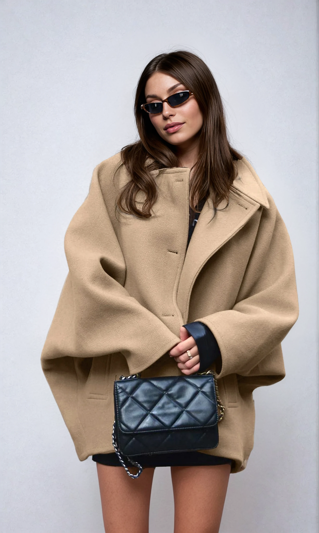 Eleanor™ - OVERSIZED COAT WITH BUTTON CLOSURE