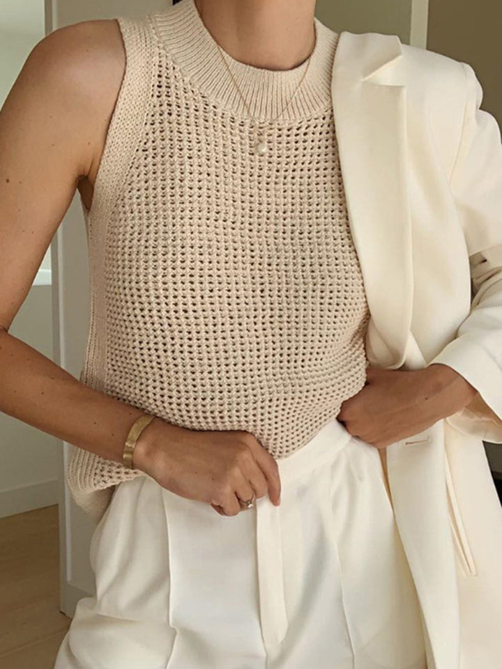 Emma Knit Tank Top™ - LIGHTWEIGHT HOLLOW DESIGN FOR EFFORTLESS STYLE