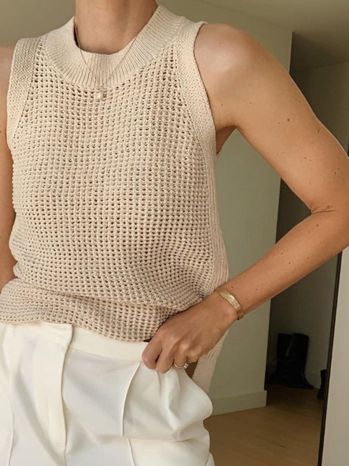 Emma Knit Tank Top™ - LIGHTWEIGHT HOLLOW DESIGN FOR EFFORTLESS STYLE