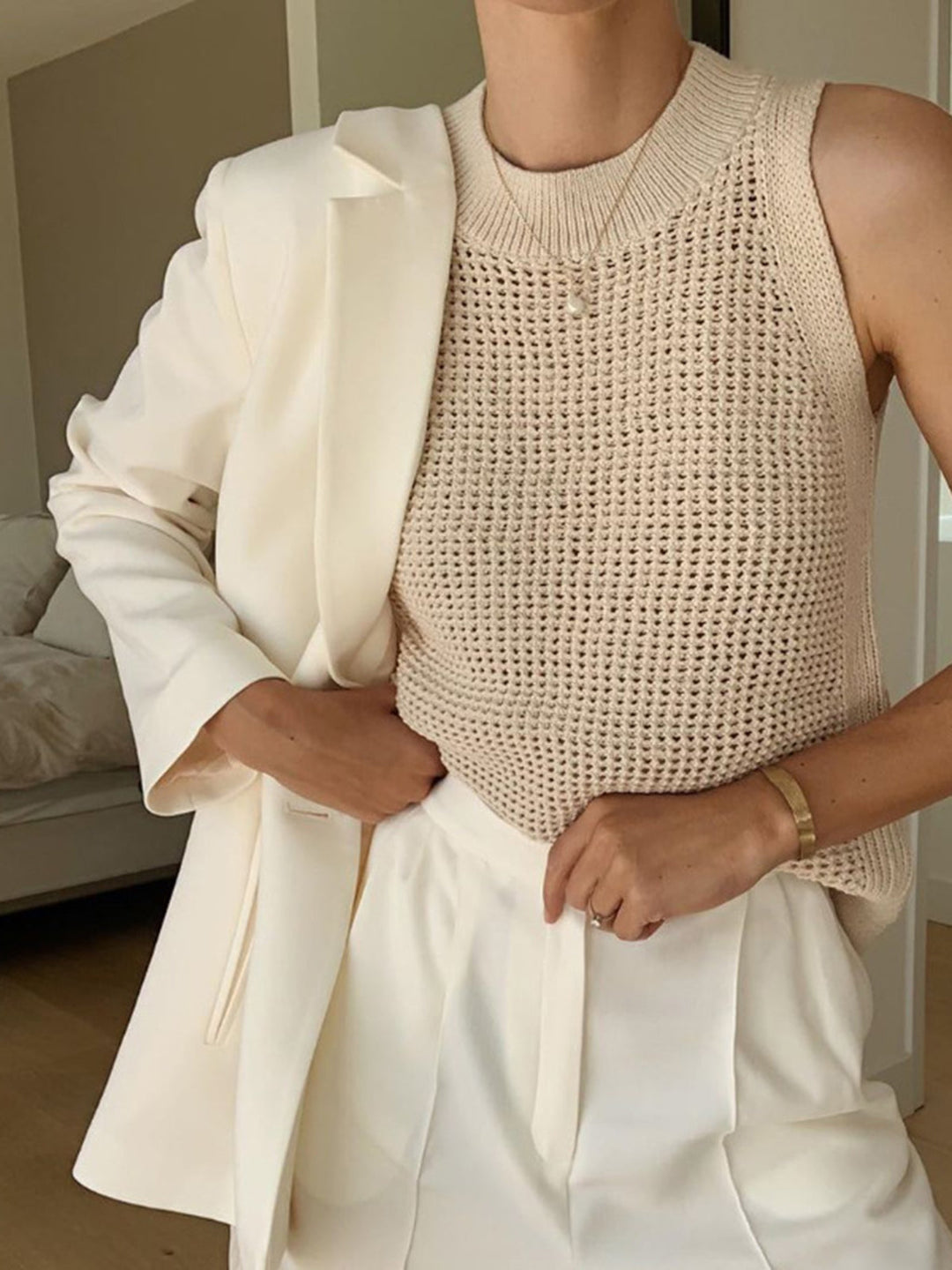 Emma Knit Tank Top™ - LIGHTWEIGHT HOLLOW DESIGN FOR EFFORTLESS STYLE