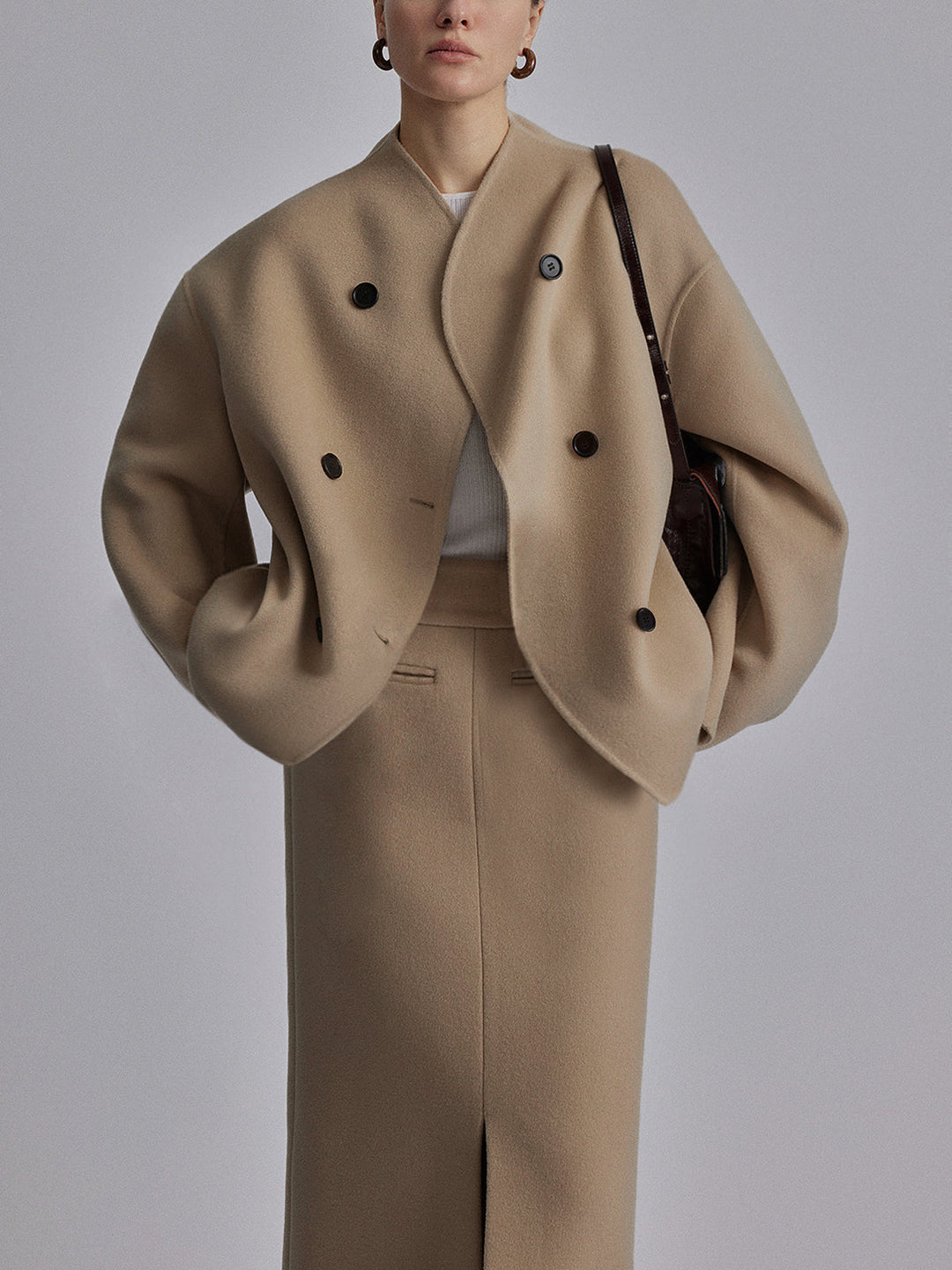 Hannah™ - OVERSIZED BUTTON-DOWN JACKET WITH RELAXED FIT