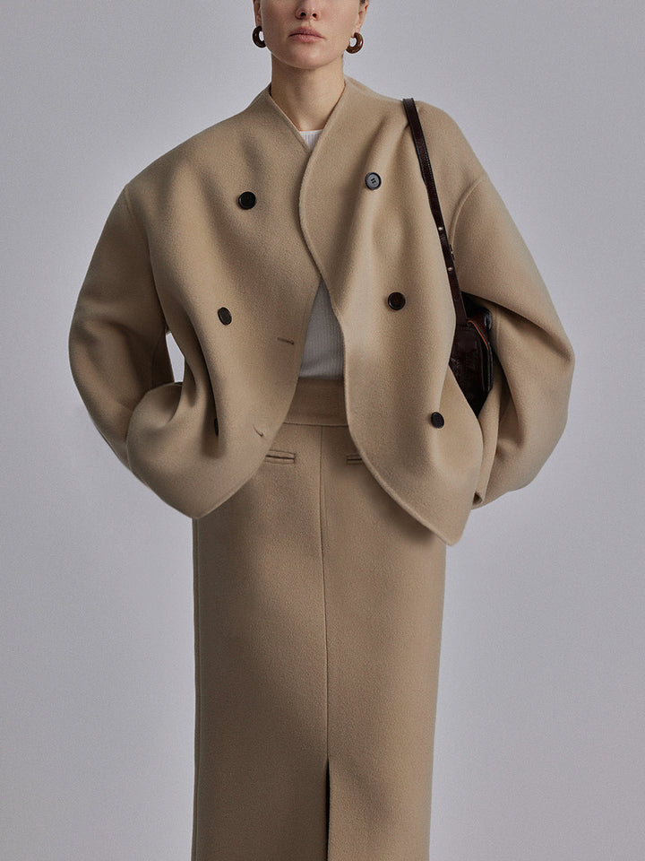 Hannah™ - OVERSIZED BUTTON-DOWN JACKET WITH RELAXED FIT