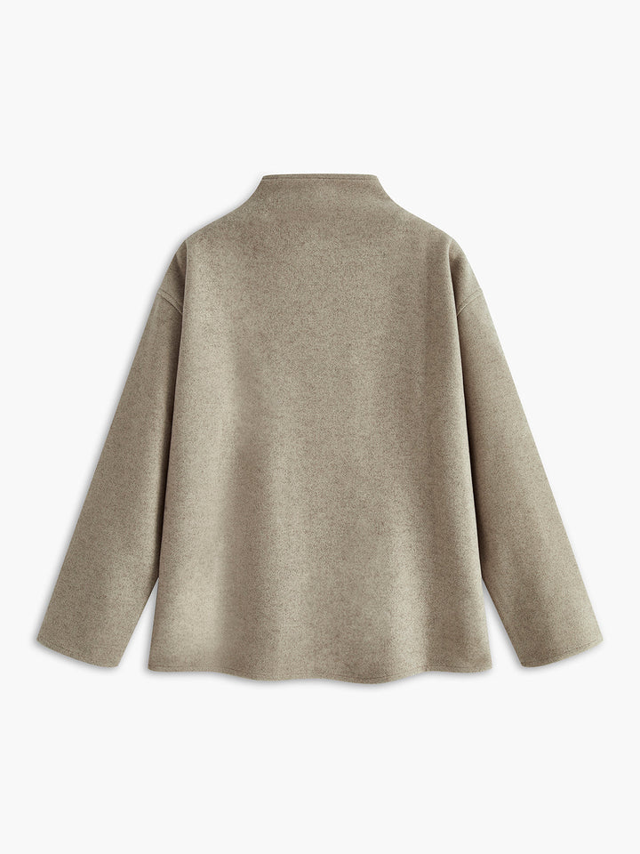 Hannah™ - OVERSIZED BUTTON-DOWN JACKET WITH RELAXED FIT