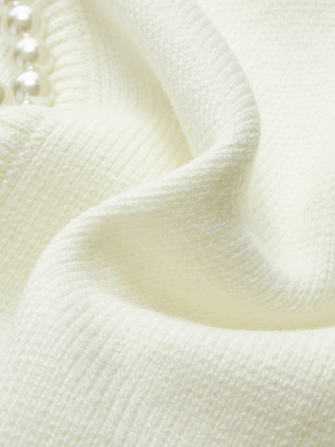 Charlotte™ - ELEGANT CARDIGAN WITH PEARL TRIM AND RIPPED HEM