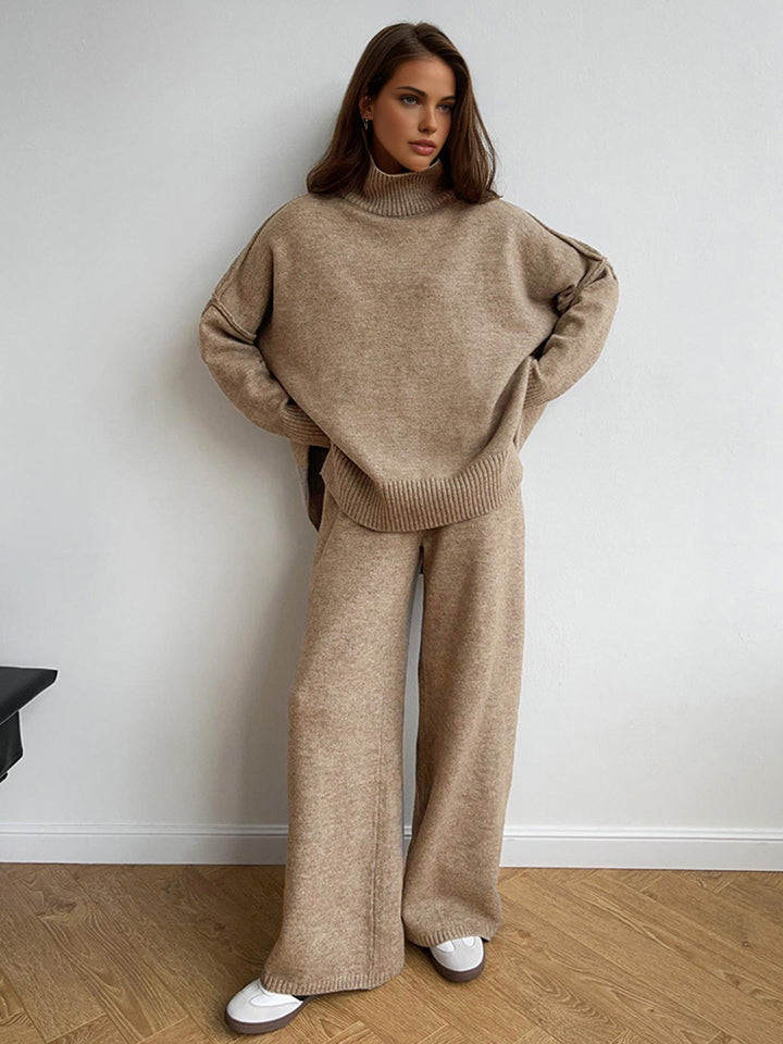 Victoria™ - ELEGANT TURTLENECK PANTS SET WITH A SOPHISTICATED SILHOUETTE