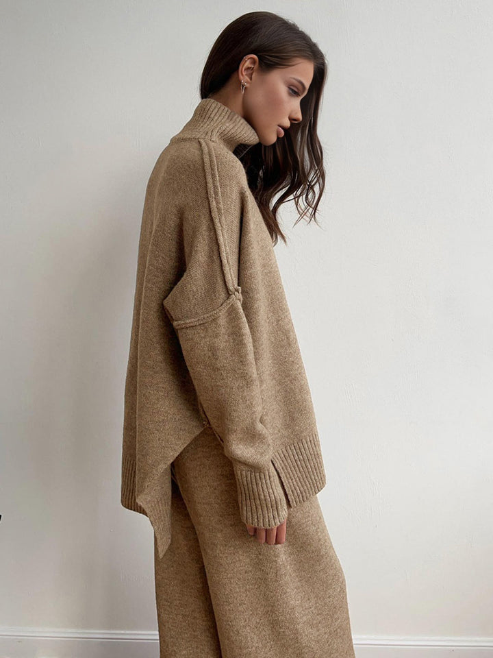Victoria™ - ELEGANT TURTLENECK PANTS SET WITH A SOPHISTICATED SILHOUETTE