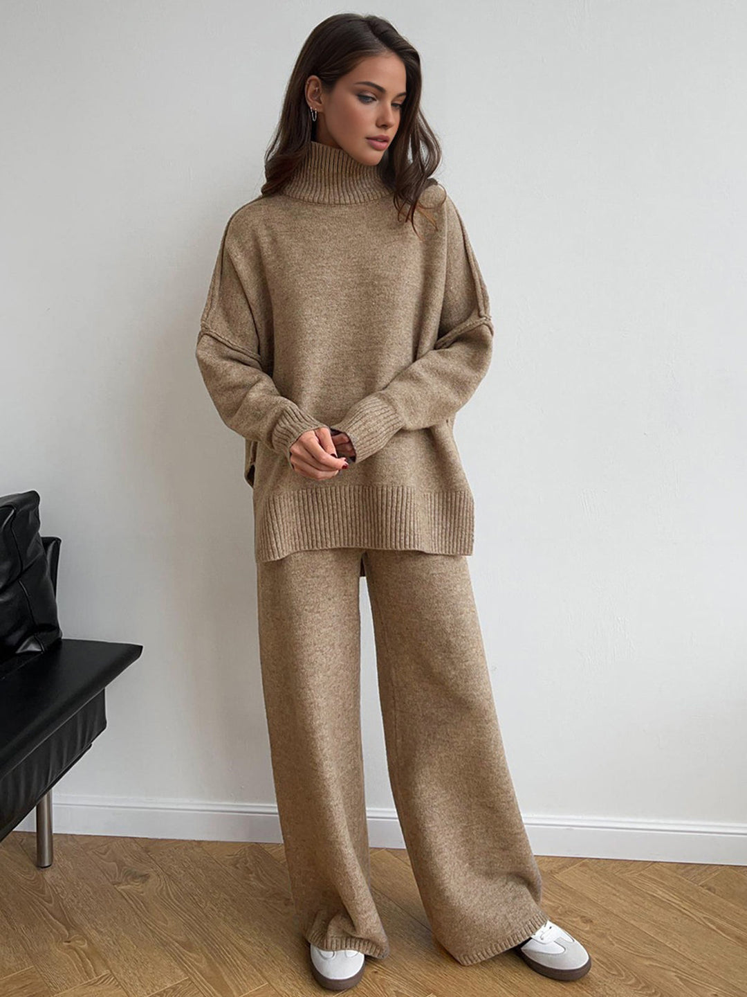 Victoria™ - ELEGANT TURTLENECK PANTS SET WITH A SOPHISTICATED SILHOUETTE