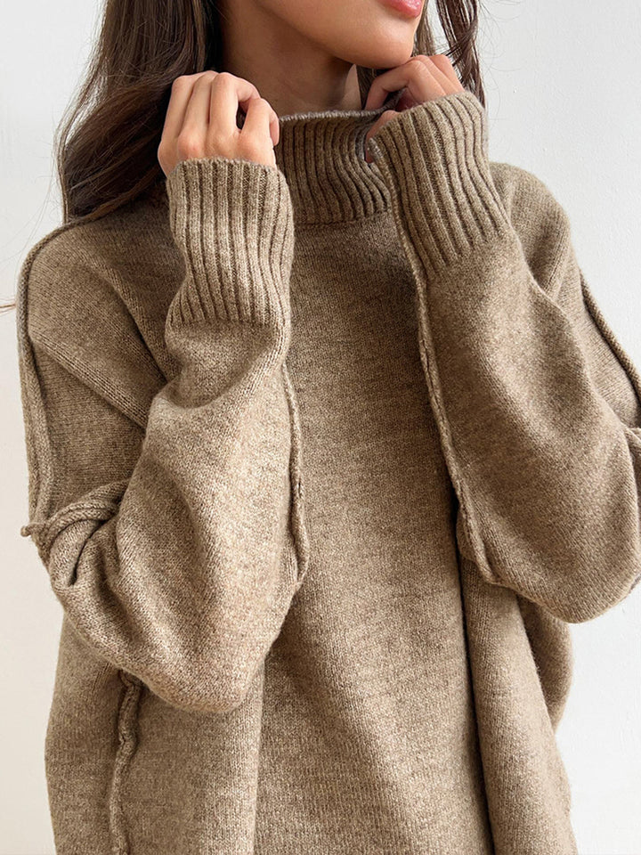 Victoria™ - ELEGANT TURTLENECK PANTS SET WITH A SOPHISTICATED SILHOUETTE