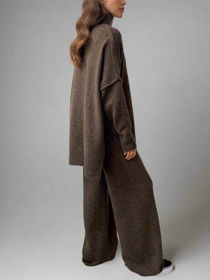 Addison™ - SOFT KNIT LOUNGE SET WITH TURTLENECK DESIGN