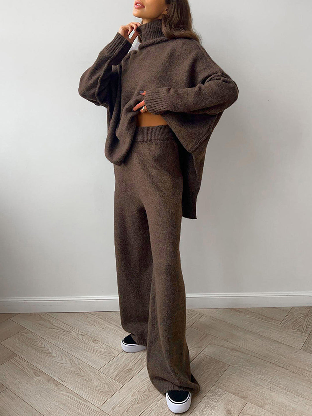 Victoria™ - ELEGANT TURTLENECK PANTS SET WITH A SOPHISTICATED SILHOUETTE