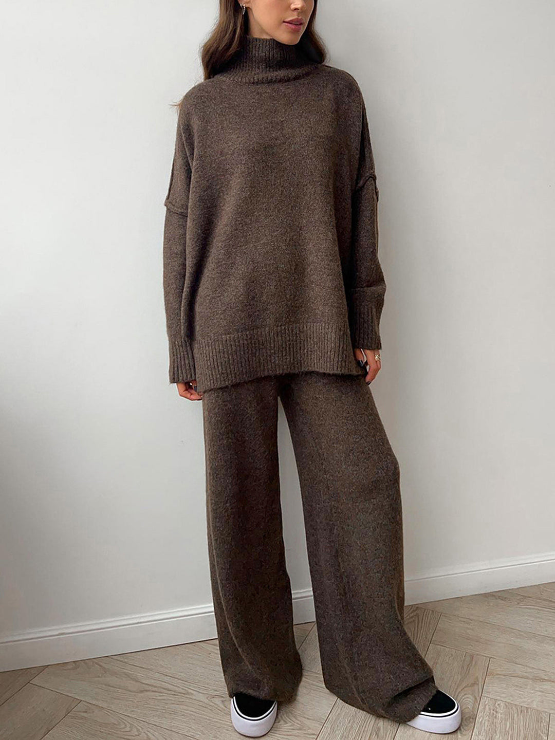 Victoria™ - ELEGANT TURTLENECK PANTS SET WITH A SOPHISTICATED SILHOUETTE