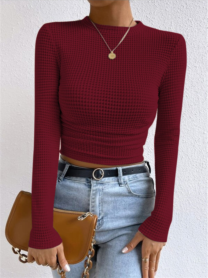 Abigail™ - SLIM FIT WAFFLE TEXTURED SWEATER