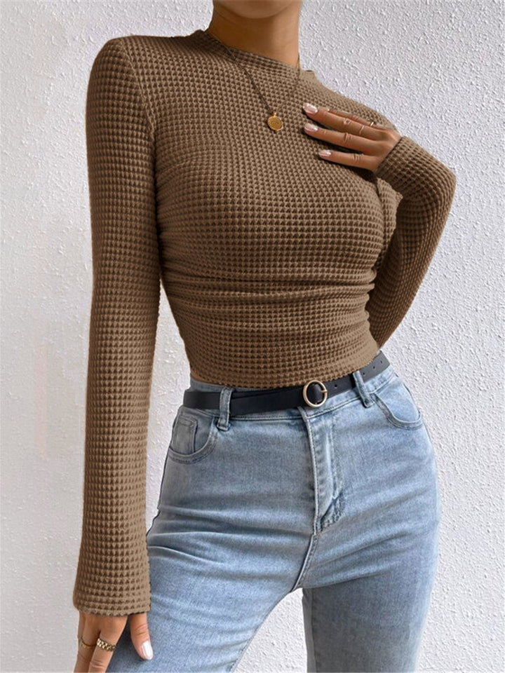 Abigail™ - SLIM FIT WAFFLE TEXTURED SWEATER