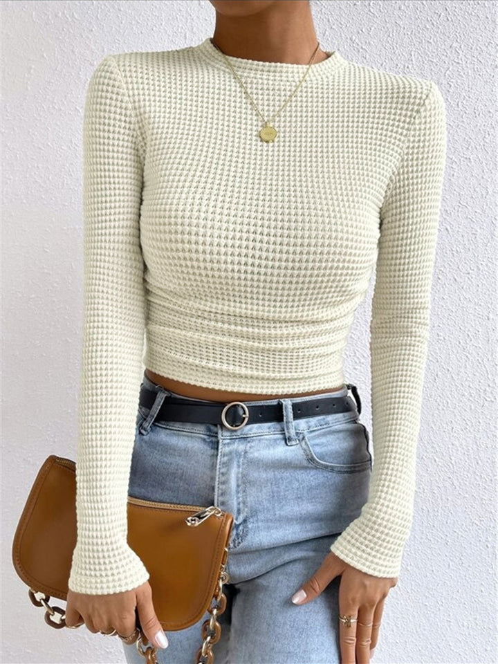 Abigail™ - SLIM FIT WAFFLE TEXTURED SWEATER