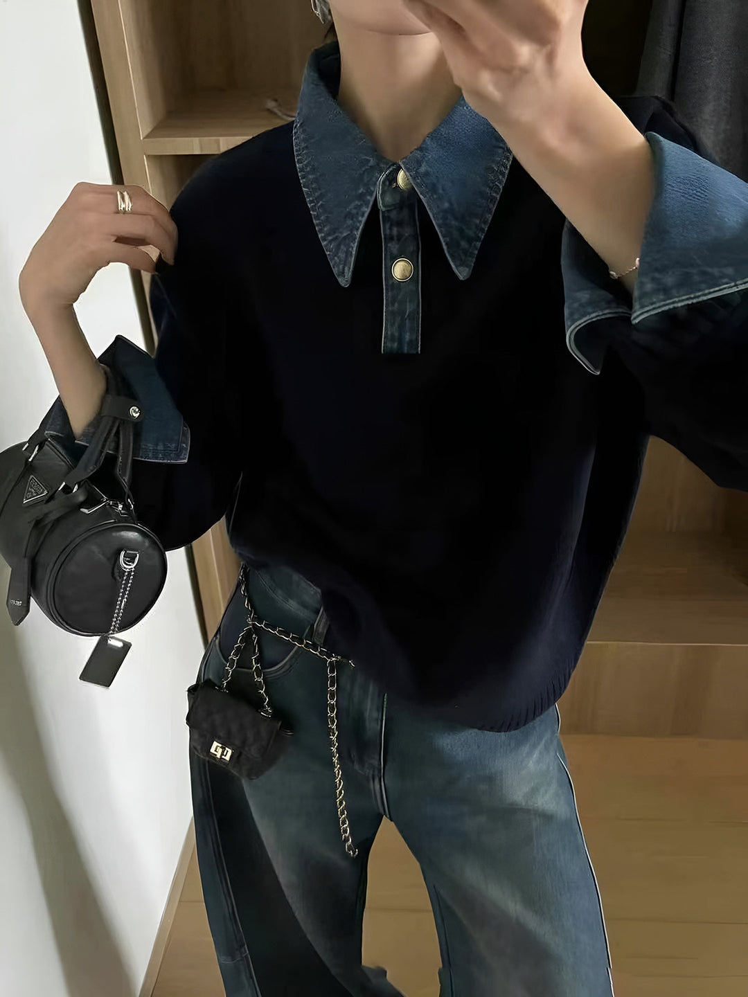 Scarlett™ - VERSATILE 2 IN 1 PANEL LAPEL SWEATER
