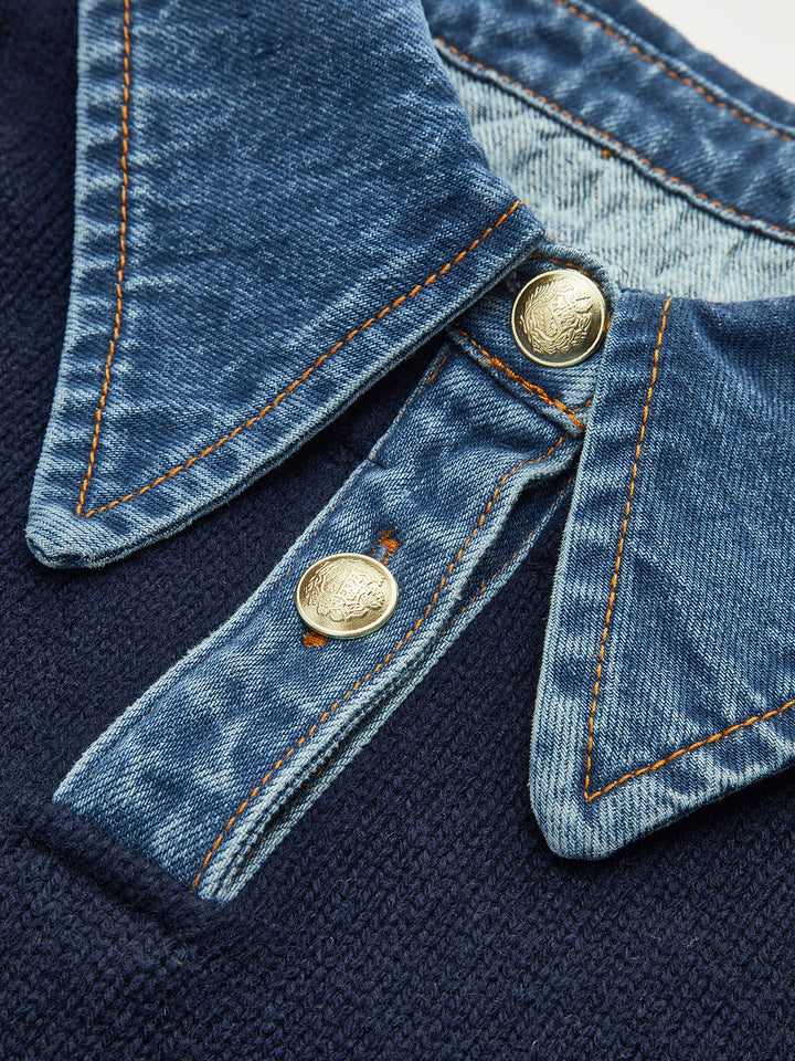 Scarlett™ - VERSATILE 2 IN 1 PANEL LAPEL SWEATER