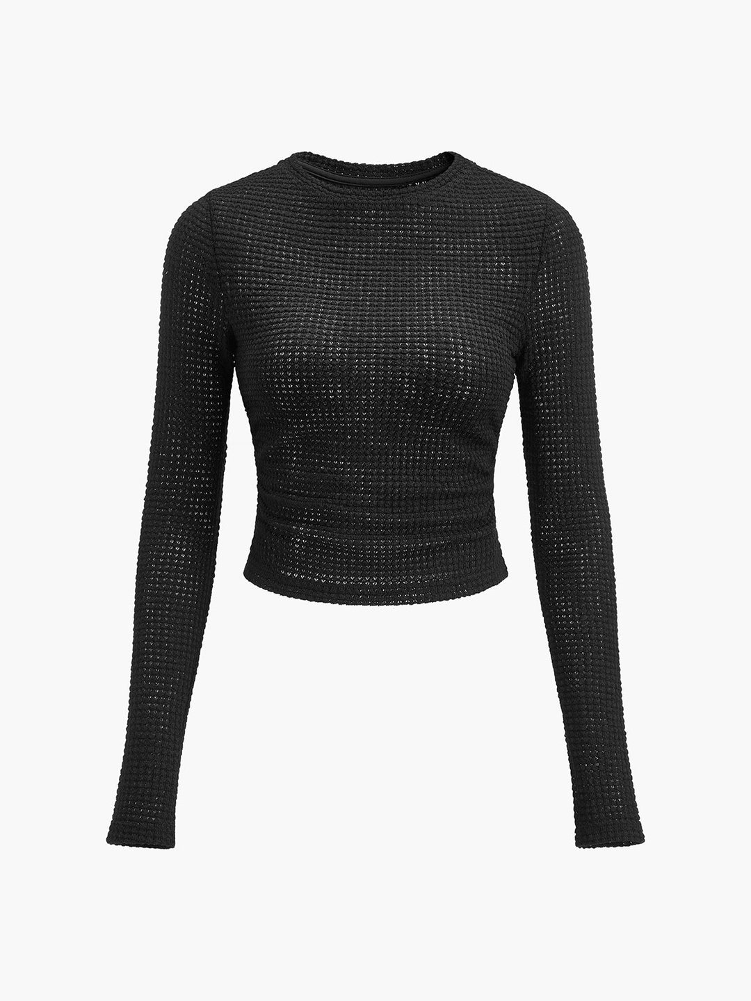 Abigail™ - SLIM FIT WAFFLE TEXTURED SWEATER