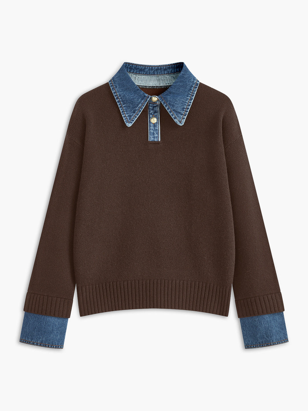 Scarlett™ - VERSATILE 2 IN 1 PANEL LAPEL SWEATER