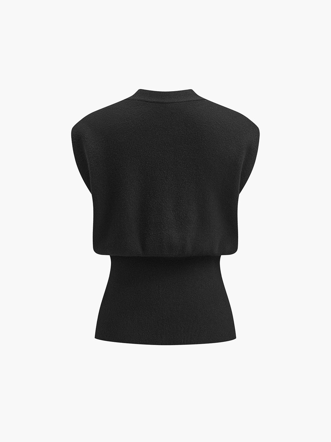 Leah™ - V-NECK BUTTONED SWEATER VEST WITH ELEGANT DETAIL