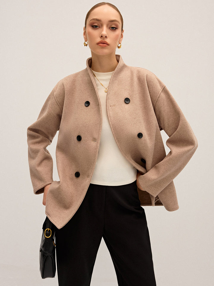 Hannah™ - OVERSIZED BUTTON-DOWN JACKET WITH RELAXED FIT
