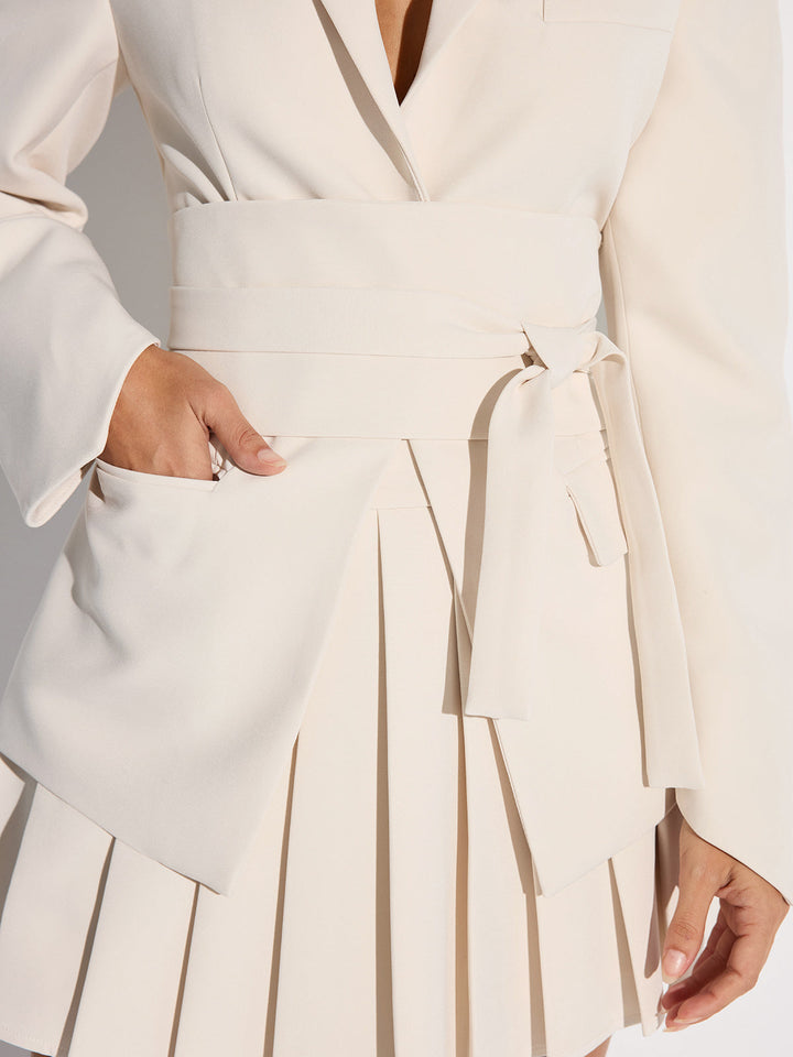 Sarah™ - ELEGANT BLAZER WITH BELTED CINCHED WAIST