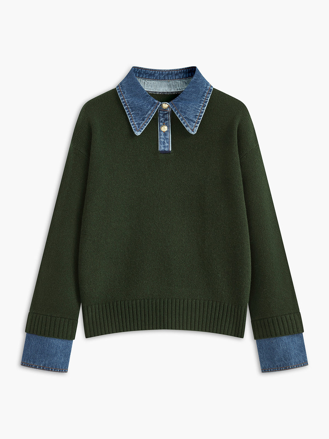Scarlett™ - VERSATILE 2 IN 1 PANEL LAPEL SWEATER