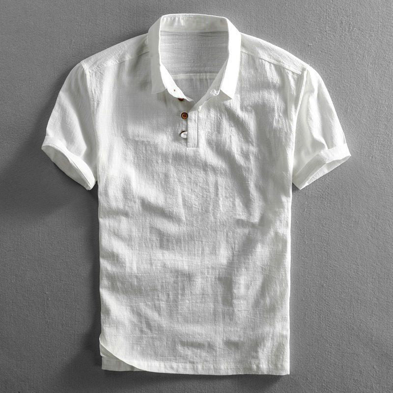 MASSIMO™ – LIGHTWEIGHT LINEN POLO