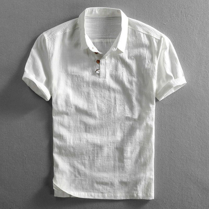 MASSIMO™ – LIGHTWEIGHT LINEN POLO