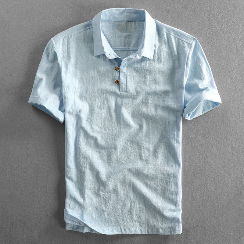 MASSIMO™ – LIGHTWEIGHT LINEN POLO