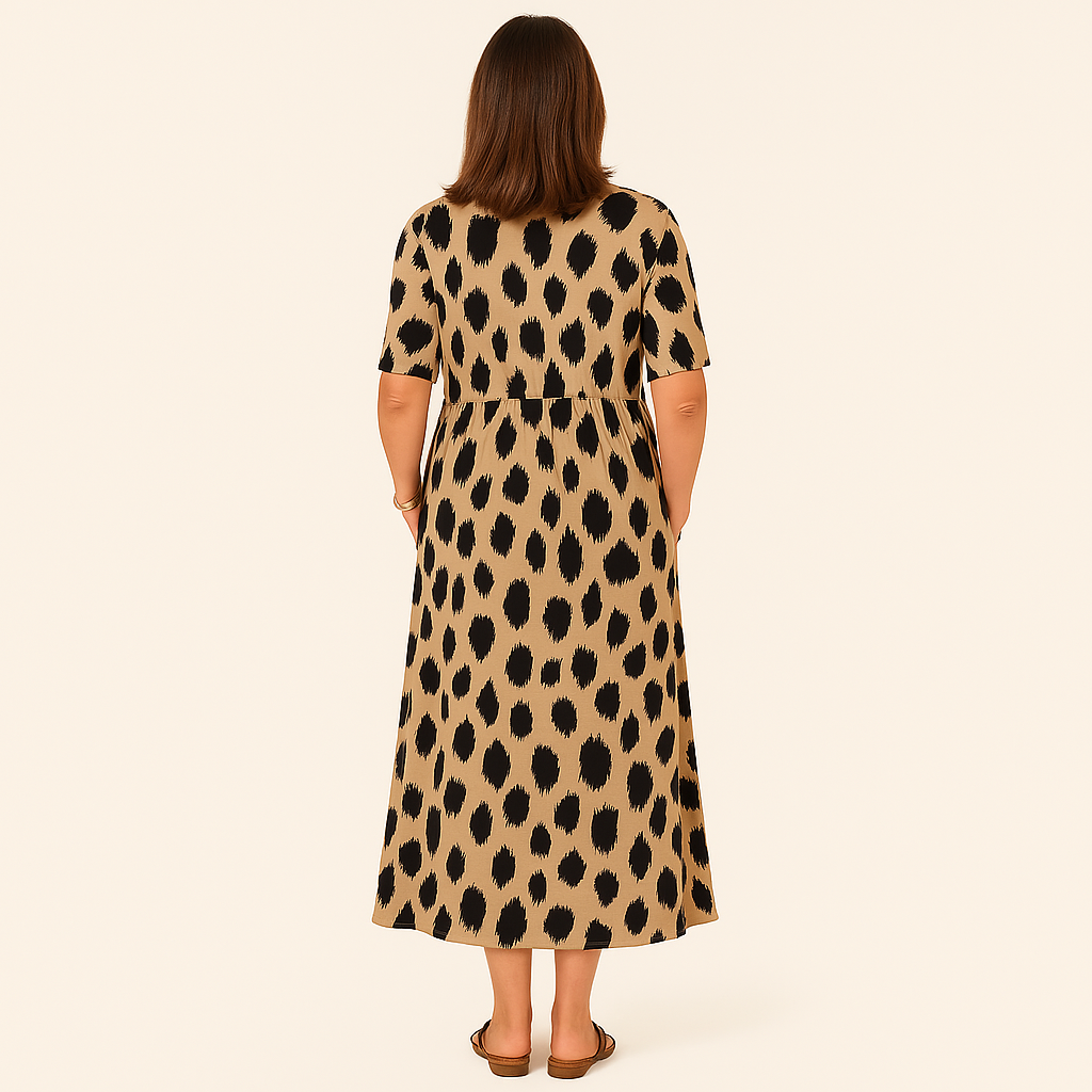 ELIZABETH™ - PANTHER PRINT DRESS