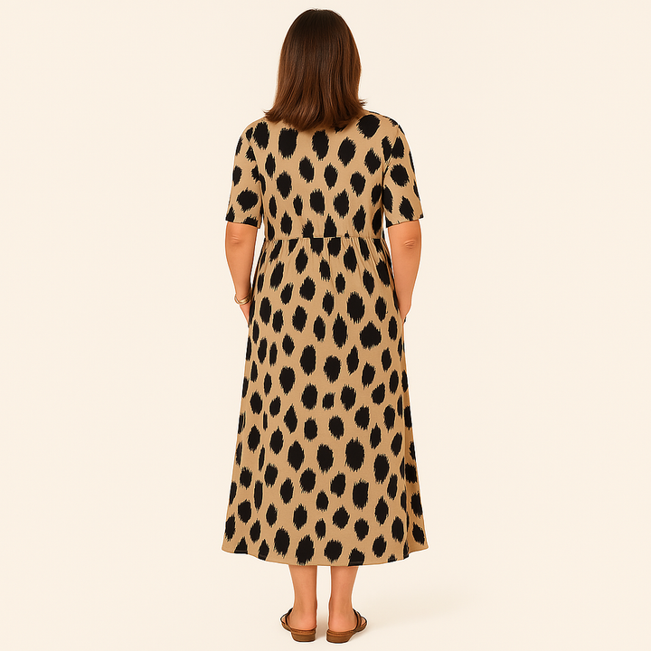 ELIZABETH™ - PANTHER PRINT DRESS
